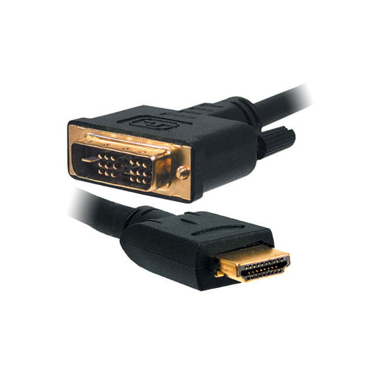 Кабель HDMI - DVI (18+1) 1.8m Viewcom v1.3 VD078 позолочені конектори блістер