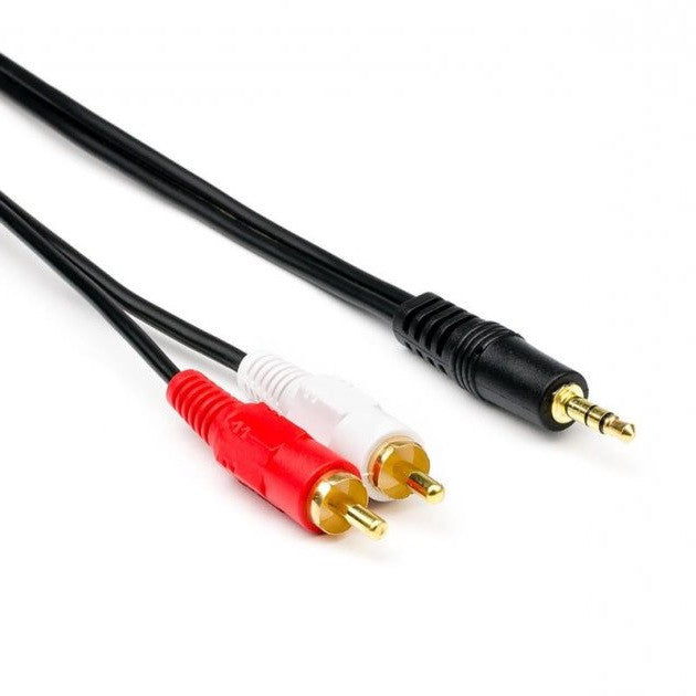 Аудио кабель jack 3,5 – RCA тюльпан 4,6 метра