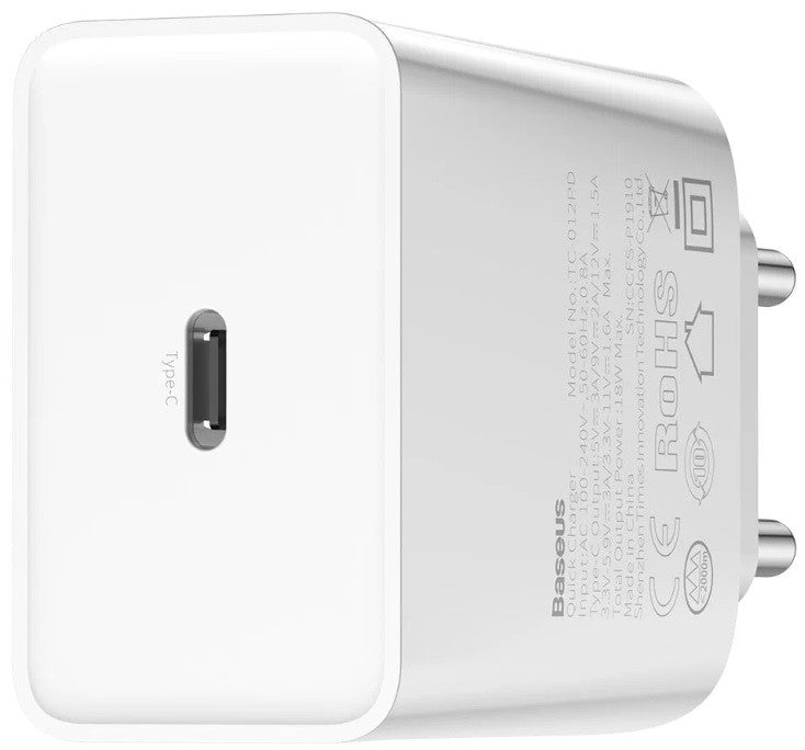Зарядное устройство для Baseus Quick Charge 3.0 Type-C 18W TC-012PD