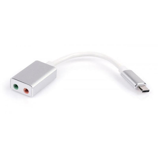 Переходник Type-C Male to Audio+mic cable 0.15m Vinga (USBCM3.5ST-01)