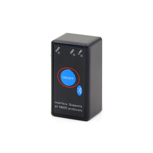 Автосканер ELM327 OBD2 Bluetooth v1.5 (1 плата, стандартна версія, кнопка вимкнення)