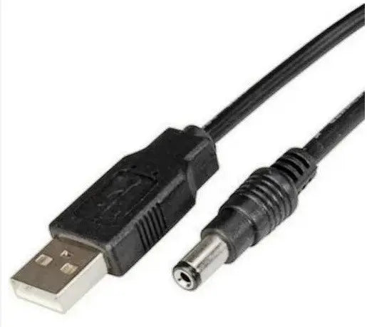 Кабель живлення USB DC 5.5x2.1 для роутера модему 5v від Powerbank повербанка gpon onu термінал 77534
