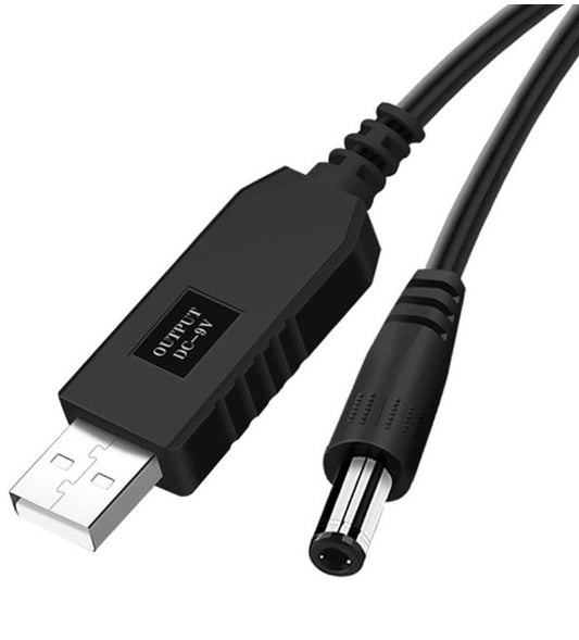 USB DC 5.5x2.5 кабель для роутера и модема