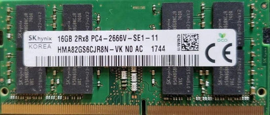 SODIMM 16 GB DDR4 2666MHz SK HYNIX HMA82GS6CJR8N-VK