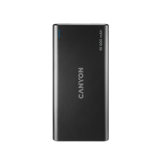 Батарея універсальна Canyon PB-108 10000mAh, Input 5V/2A, Output 5V/2.1A(Max), black (CNE-CPB1008B)