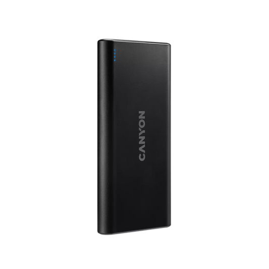 Батарея універсальна Canyon PB-108 10000mAh, Input 5V/2A, Output 5V/2.1A(Max), black (CNE-CPB1008B)