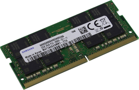 SODIMM 32Gb DDR4 2666Mhz Samsung M471A4G43MB1-CTD