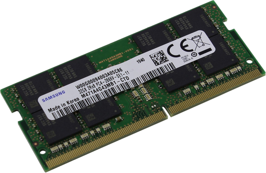 SODIMM 32Gb DDR4 2666Mhz Samsung M471A4G43MB1-CTD