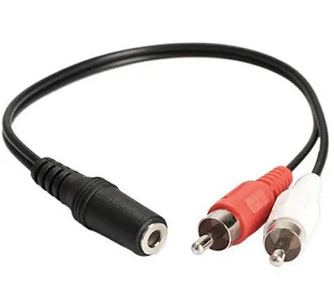 Аудіокабель 2 rca папа на aux 3.5 мм