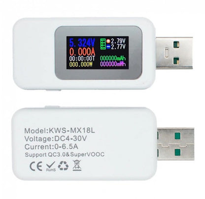 USB Тестер KWS-MX18L - вольтметр амперметр