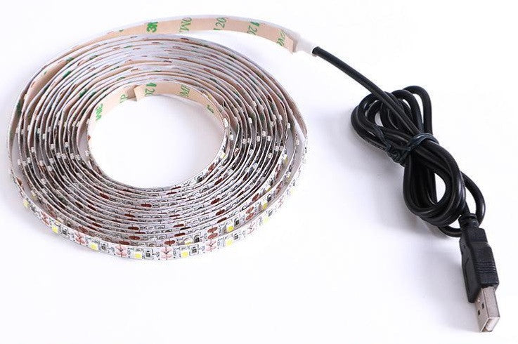 Світлодіодна LED стрічка біла USB 5V 200 см