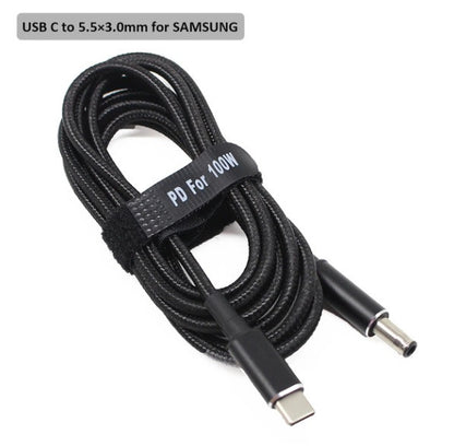 USB Type-C 100W кабель живлення для ноутбука Samsung