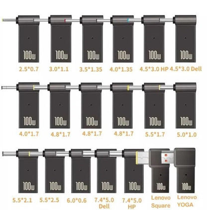 USB Type-C 100W адаптер живлення для ноутбуків Lenovo та Asus