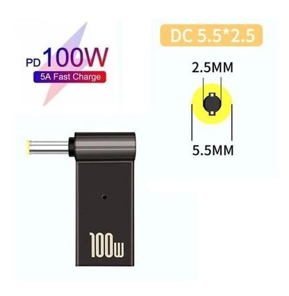 USB Type-C 100W адаптер живлення для ноутбуків Lenovo та Asus