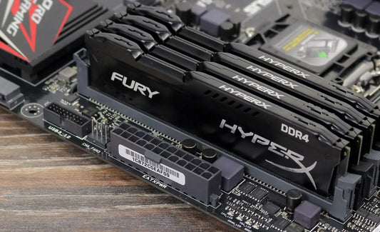 DIMM DDR4 2400MHz 8192MB PC4-19200 Fury Black HyperX (HX424C15FB2/8)