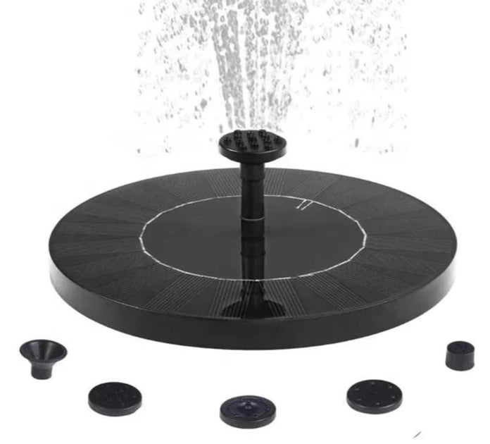 Фонтан садовий на сонячній батареї Water Pump, 135 мм, 5 насадок
