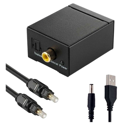 Перехідник аудіо-оптика на 3.5 мм + тюльпани/toslink to 3.5mm jack/RCA