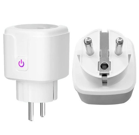 Розумна Wi-Fi розетка Tuya Smart 20А зі лічильником електроенергії, 3960 Вт