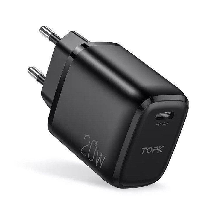 Адаптер питания TOPK 20W QC 3.0 Type-C
