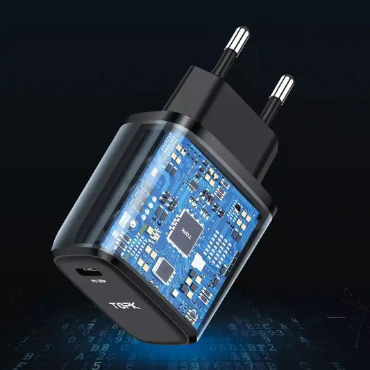 Адаптер питания TOPK 20W QC 3.0 Type-C