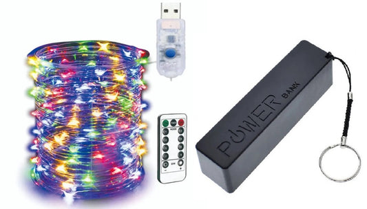 Світлодіодна гірлянда USB 10 м 100 LED кольорова з пультом управління