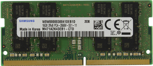 SODIMM 16GB DDR4 2666MHz Samsung M471A2K43EB1-CTD