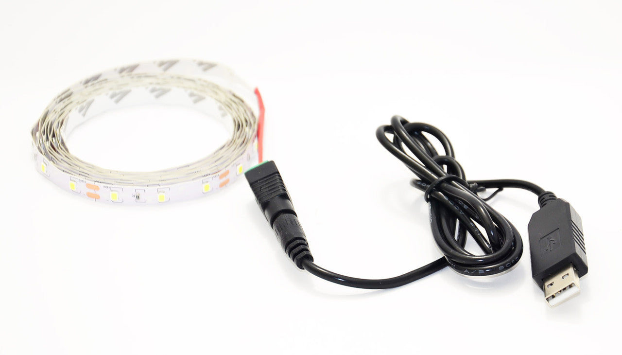 Світлодіодна LED стрічка USB 5V та 12V, 200 см