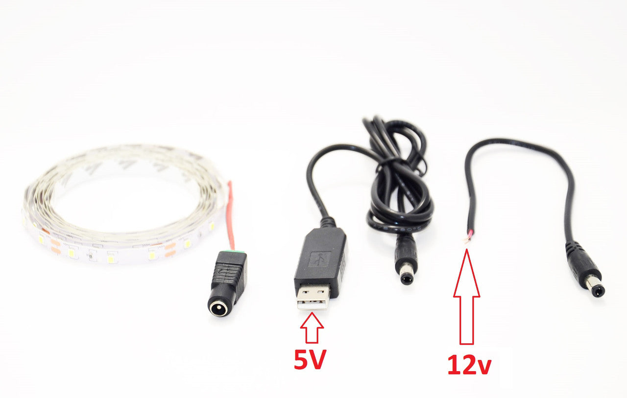 Світлодіодна LED стрічка USB 5V та 12V, 200 см