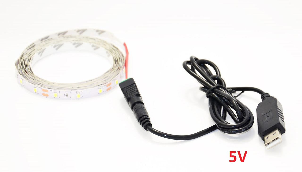 Світлодіодна LED стрічка USB 5V та 12V, 200 см