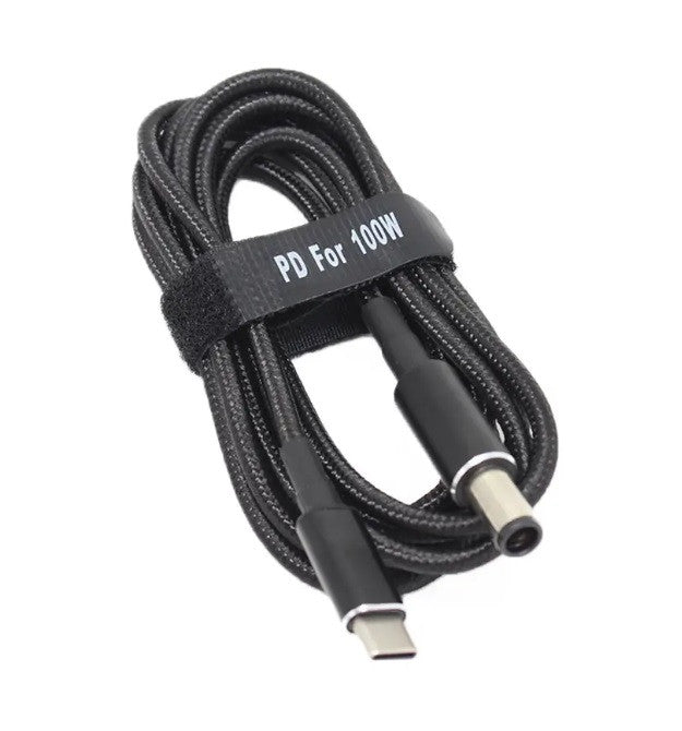 USB Type-C 100W кабель живлення DC 7.4×5.0*0.6 HP
