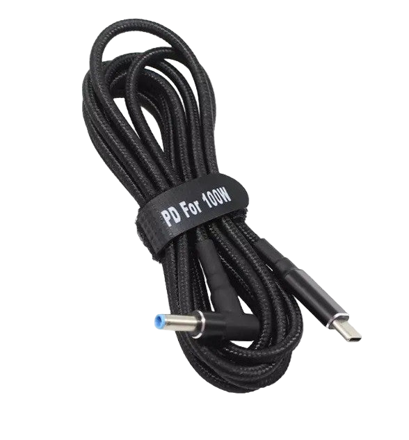 USB Type-C 100W кабель живлення DC 4.5×3.0*0.6 Hewlett Packard