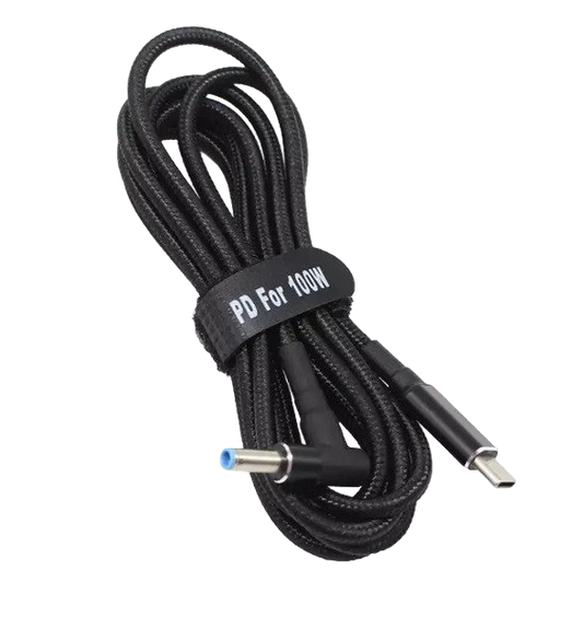 USB Type-C 100W кабель живлення DC 4.5×3.0*0.6 Hewlett Packard