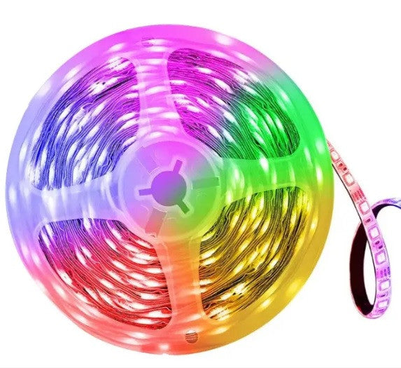Светодиодная лента LED RGB 5V, 5 м, разноцветная.