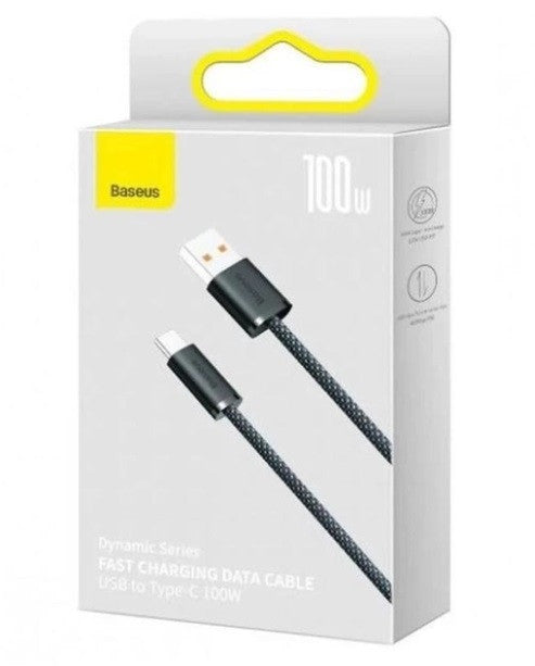 Кабель зарядный Baseus USB Type-C 100 Вт 1m