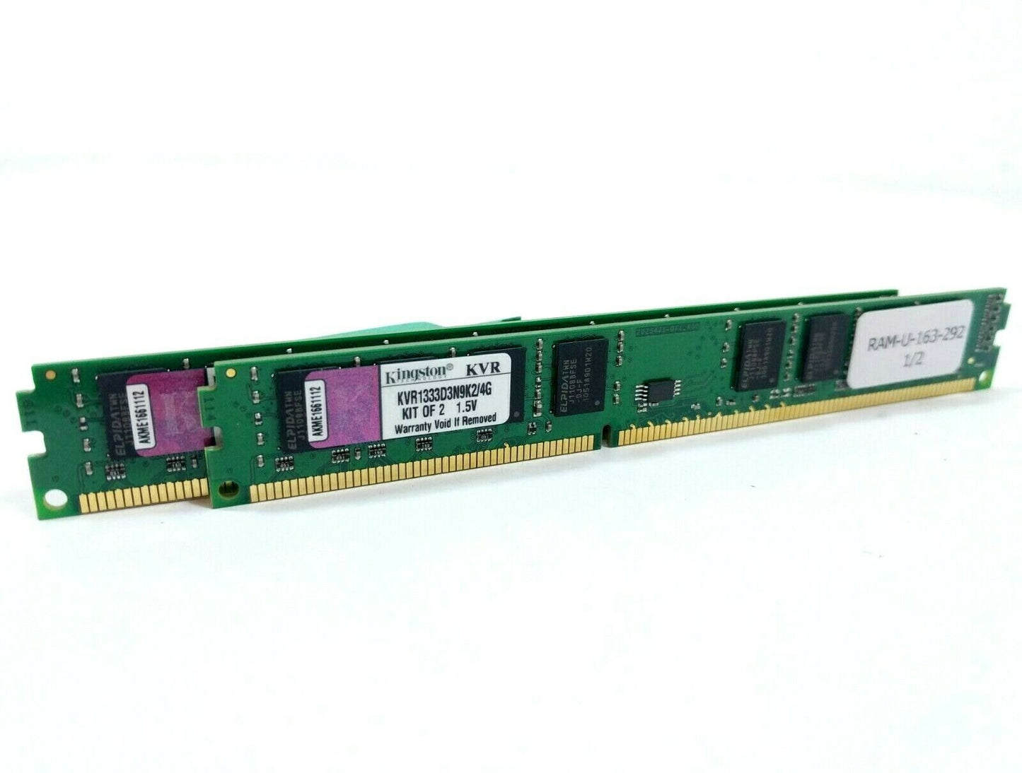 DIMM DDR3 2Gb * 2шт 1333MHz kit of 2 Kingston KVR1333D3N9K2/4G