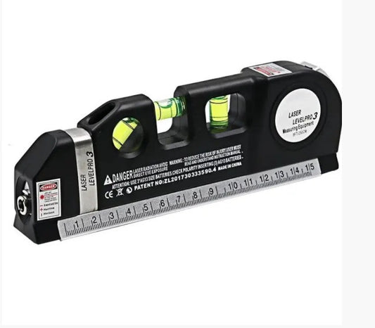 Лазерный уровень LASER LEVEL PRO 3 с рулеткой 2.5 м