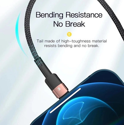Кабель Essager USB to Lightning 1м EXCL-XC01, чорний, 78141