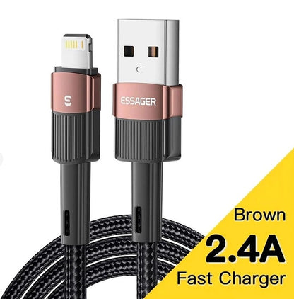 Кабель Essager USB to Lightning 1м EXCL-XC01, чорний, 78141