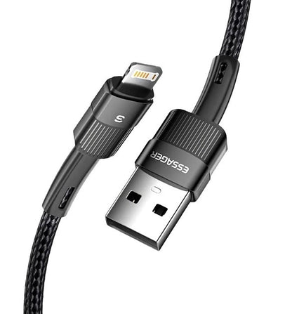 Кабель Essager USB to Lightning 1м EXCL-XC01, чорний, 78141