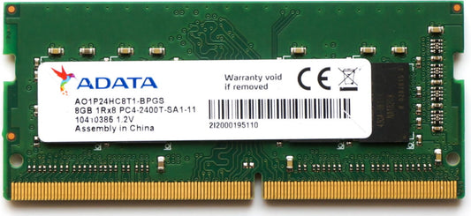 SoDIMM 8Gb DDR4-2400 Adata AO1P24HC8T1-BPGS