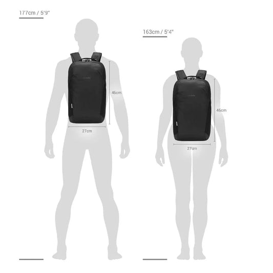 Рюкзак міський Pacsafe Vibe 20L Anti-Theft Backpack / econyl black (40130138)