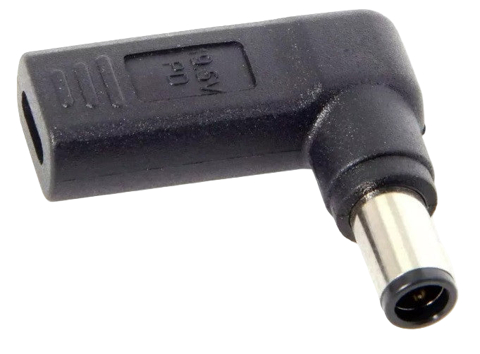Перехідник USB Type-C на DC 7.4×5.0*0.6 + PD Triger 19.5V 100W для зарядки ноутбуків Dell