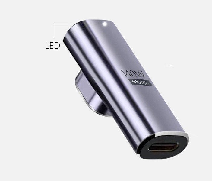 Магнітний адаптер PD140W USB4.0 Type-C до Type-C