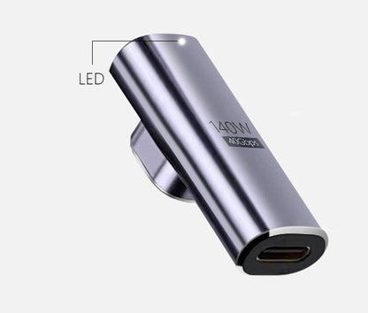 Магнітний адаптер PD140W USB4.0 Type-C до Type-C
