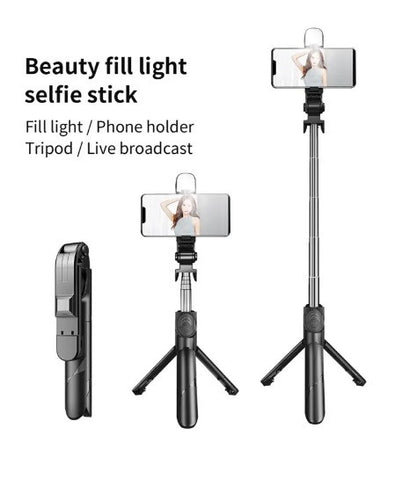 Монопод S03 селфи палка блютуз пульт bluetooth трипод штатив