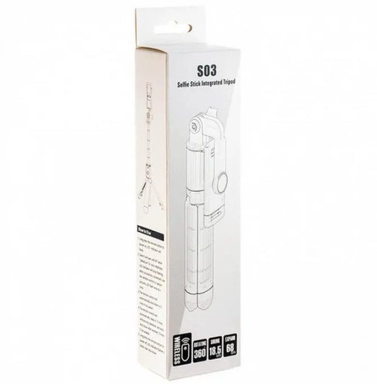 Монопод S03 селфи палка блютуз пульт bluetooth трипод штатив