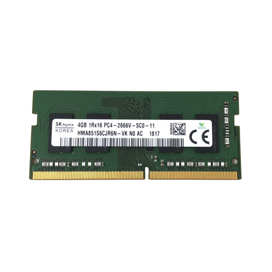 SODIMM 4GB DDR4 2666MHz PC4-21300 Hynix HMA851S6CJR6N-VK