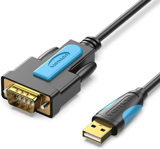 Кабель USB-RS232, 1 метр, Prolific PL2303, Vention VAS-C02-S