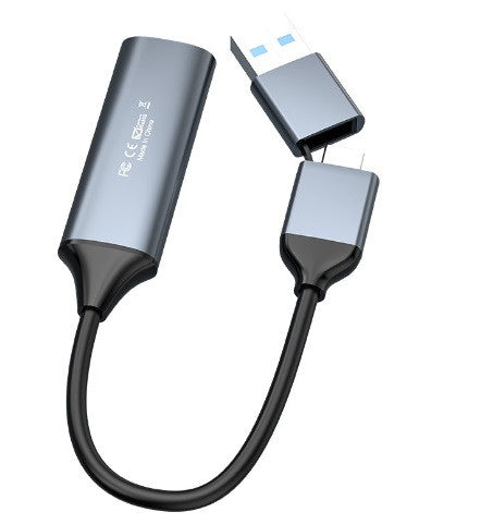 Карта відеозахвату зовнішня HDMI-USB Type-C, 1080P