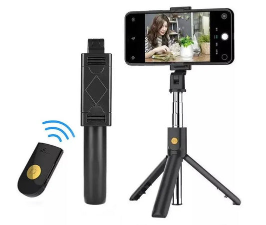 Монопод Selfie Stick K07 - селфі палка блютуз пульт трипод штатив